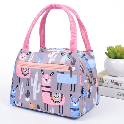 Isoliertasche Tragbare Lunchtasche Verdickte Reistasche Oxford-Stoff Lunchbox
