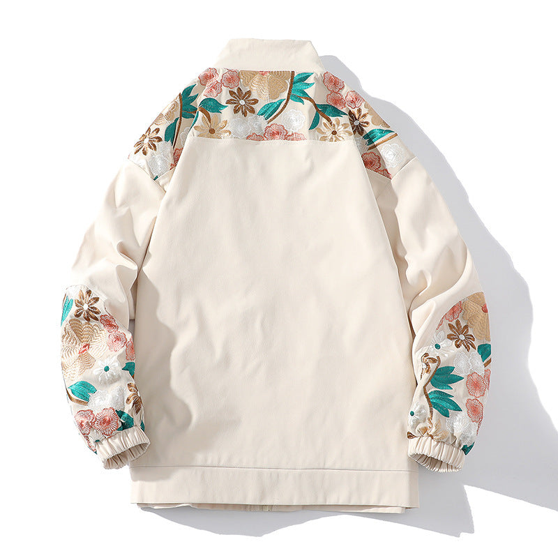 Fashion Casual Cool Embroidery Coat For Men