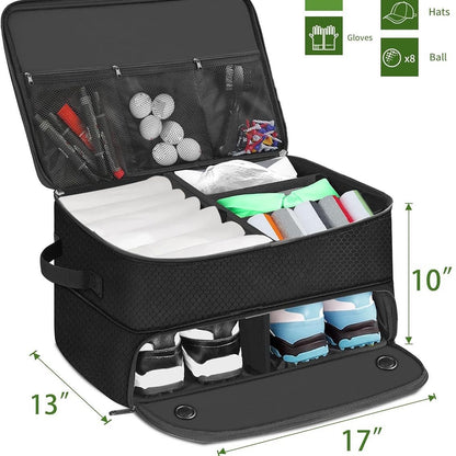 Caja de almacenamiento para baúl de golf, impermeable, para coche