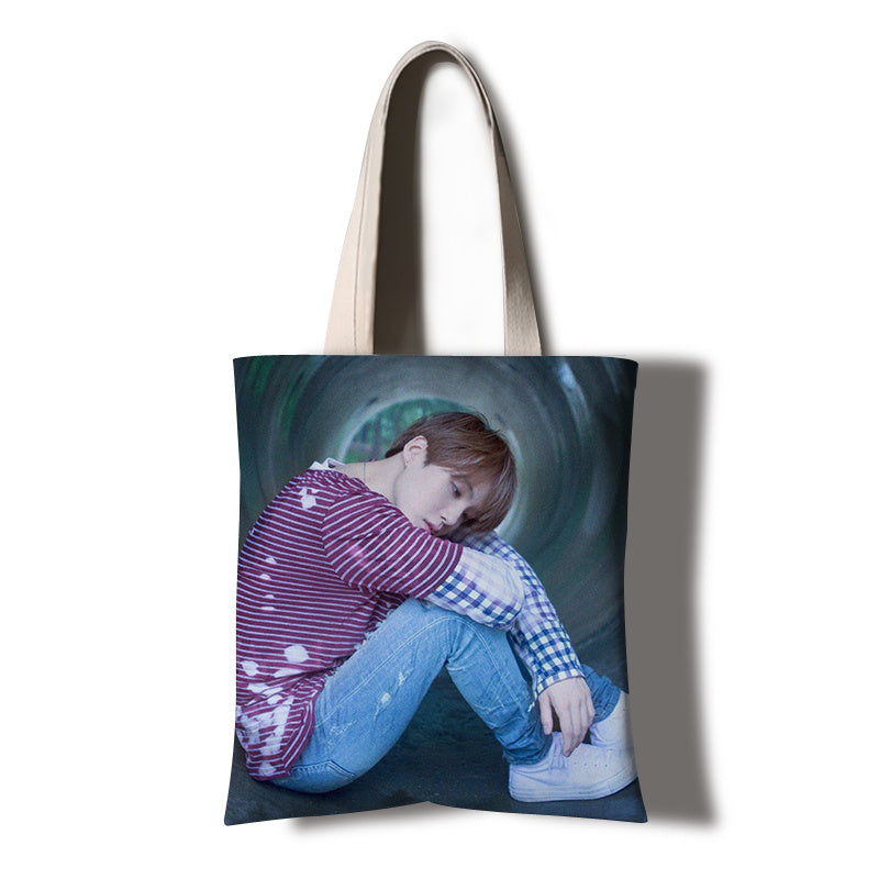 Handbag student letter art travel tutorial bag