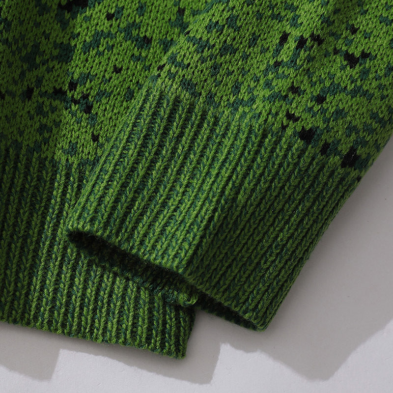 Brand Landscape Jacquard Sweater