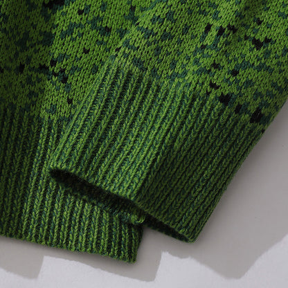 Brand Landscape Jacquard Sweater
