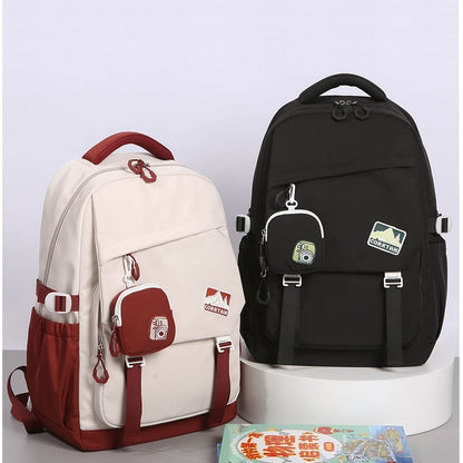 Mochila informal de moda ligera y de gran capacidad para hombre.