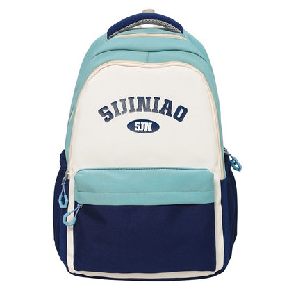 Mochila de viaje para pareja de estudiantes universitarios