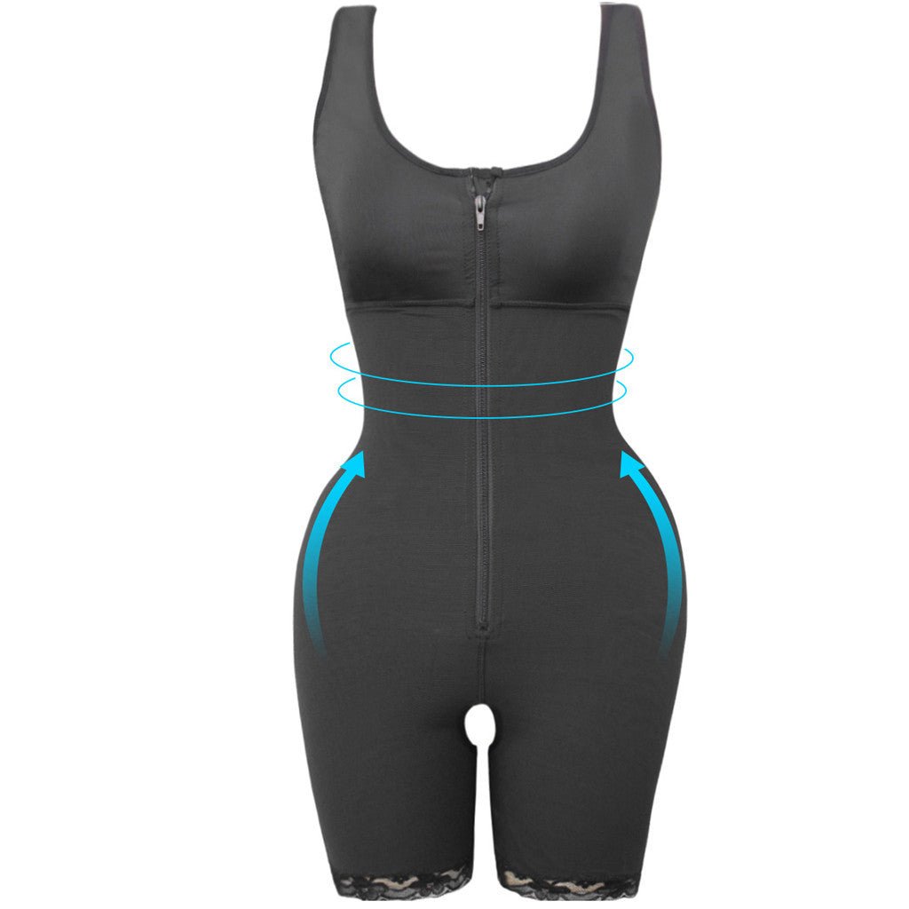 Women's Zipper Slimming Bodysuit Shapewear - BAGMODA