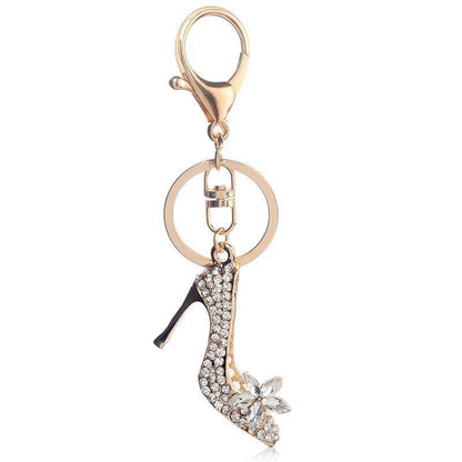 Llavero de tacones altos de moda para mujer