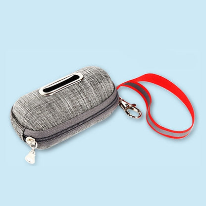 Dispensador portátil de bolsas para excrementos de perro y gato. Soporte para recoger bolsas.