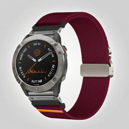 Correa de reloj tejida con cordón elástico para hombre