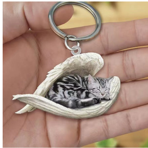 Exquisite Car Key Pendant Acrylic Creative Buckle