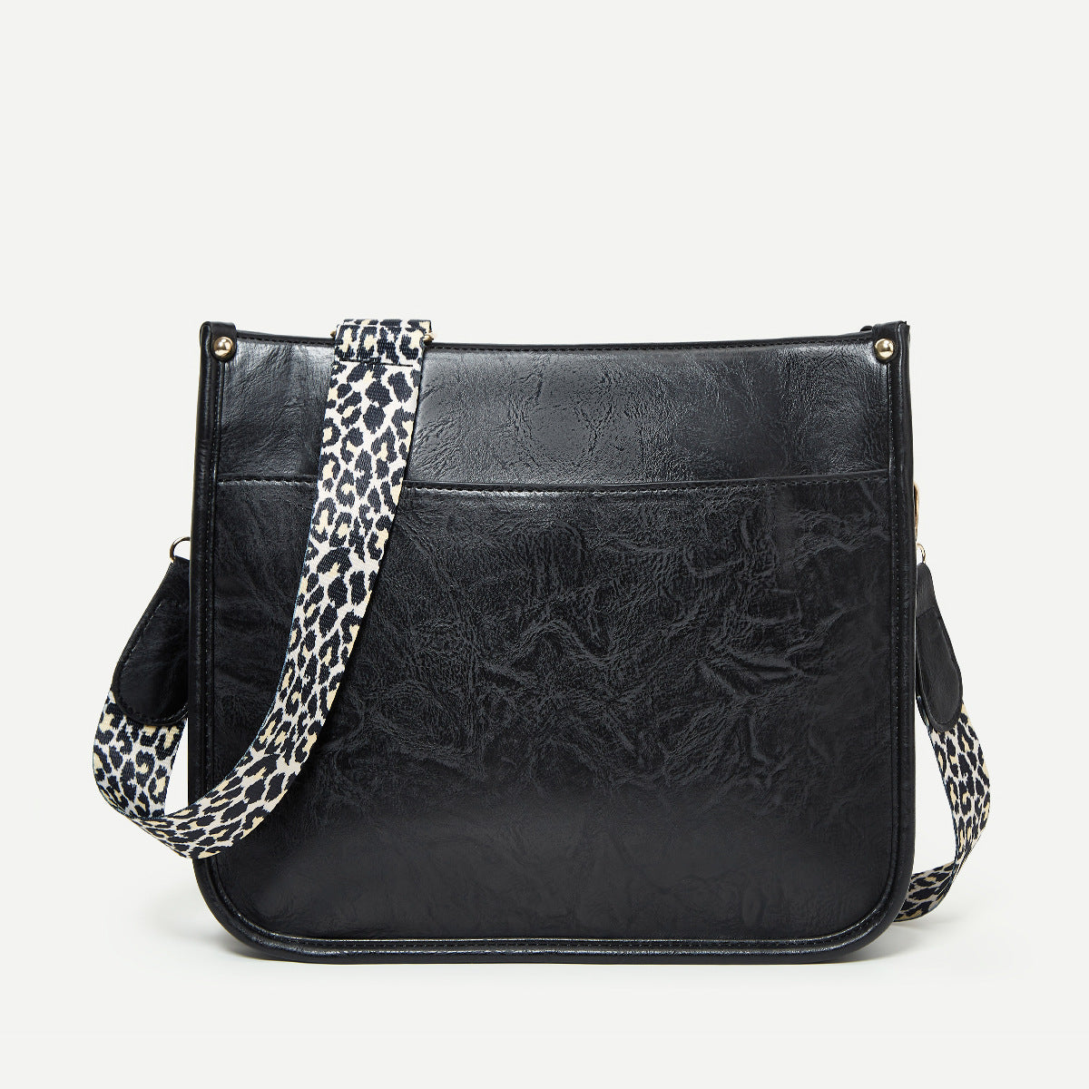 Crossbody-Schultertaschen mit Leopardenmuster und großer Kapazität