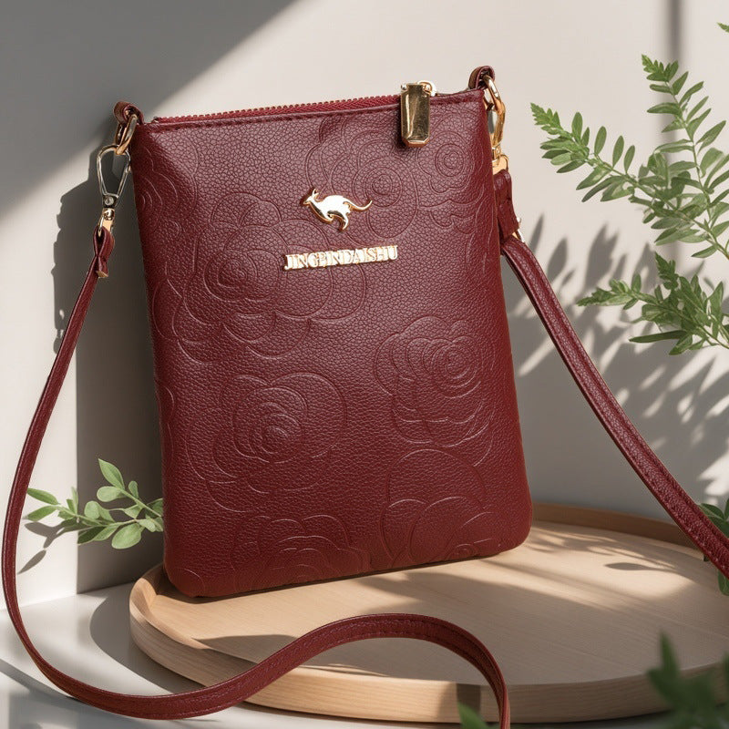 Flower Light Luxus Schultertasche