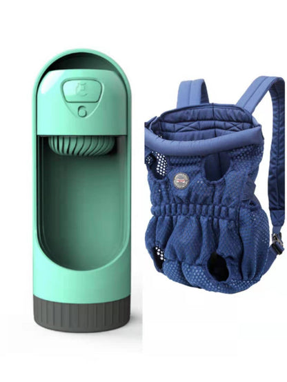 Mochila transportadora de mascotas para viajes al aire libre, de malla, transpirable, para el hombro