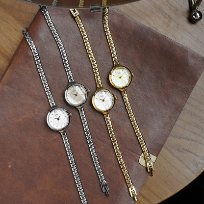 Reloj de mujer ligero, de lujo, pequeño, elegante, resistente al agua y con múltiples funciones.