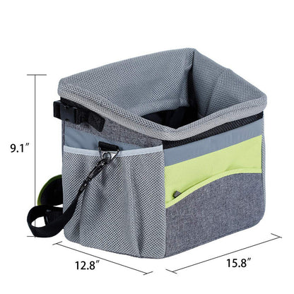 Cesta para perros con cuadro de bicicleta para mascotas