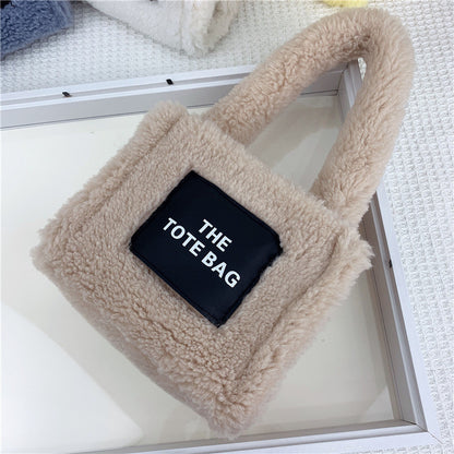 Mini Lamb Wool Tote - BAGMODA
