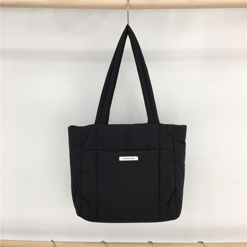 Nylon Canvas Shoulder Bag