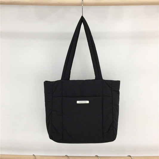 Nylon Canvas Shoulder Bag