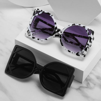 Gafas de sol con montura cuadrada grande, moda para hombres y mujeres