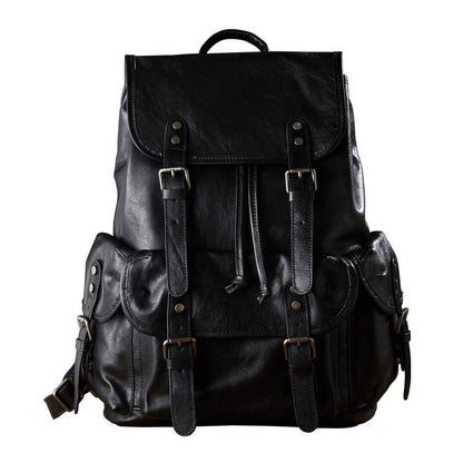 Mochila Voyager Luxe de curtido vegetal