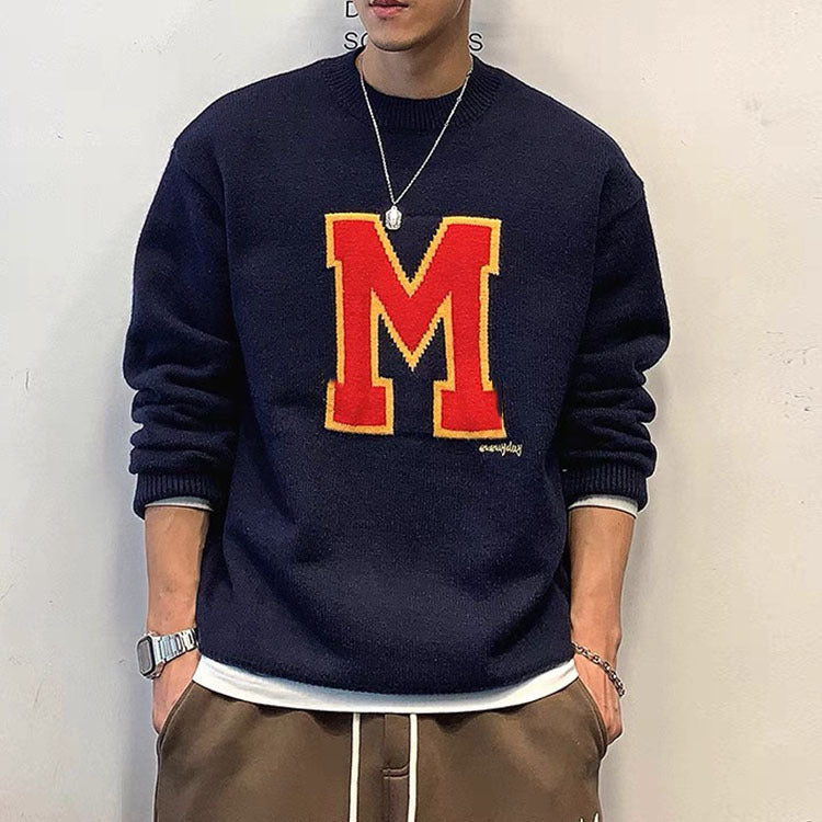 Letter Pullover Sweater For Women