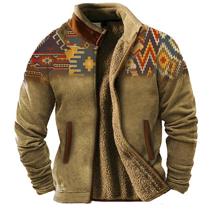 Chaqueta de forro polar informal de moda para hombre