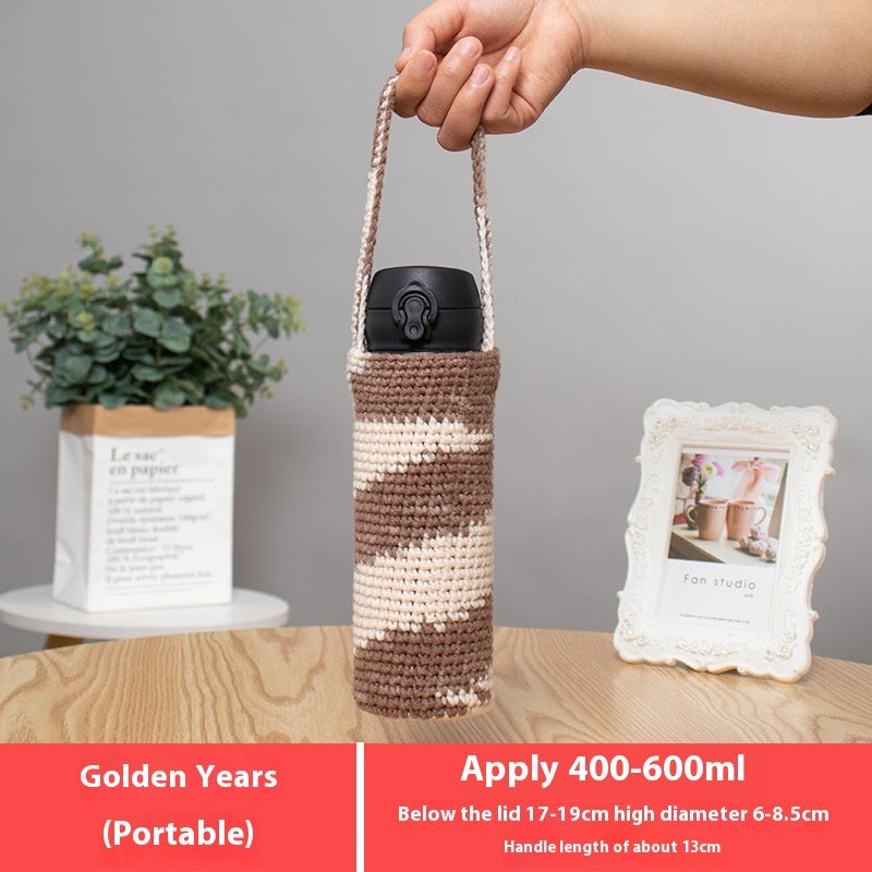 Cup Cover Crossbody Long Strap Vacuum Cup Glass Universal