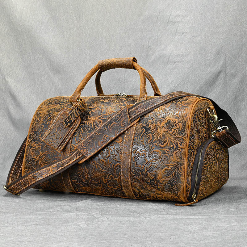 Rustic Luxe Vintage Leather Handbag