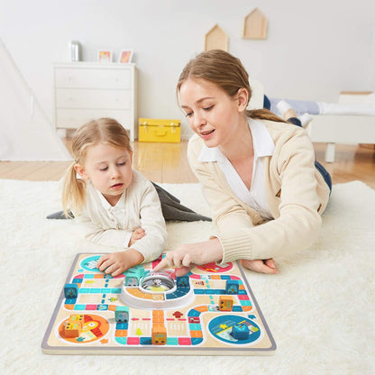 Kinderspielzeug Fliegendes Schach Interaktives Eltern-Kind-Spiel Schachbrett Kinderbrettspiel Spielzeug Puzzle Jump Checkers
