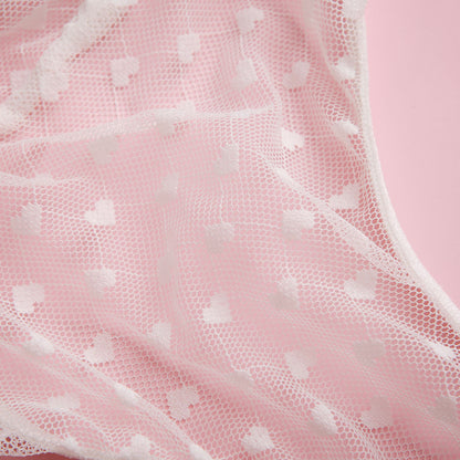 Sexy Sexy Dessous mit Stahlring-Spitzenoverall