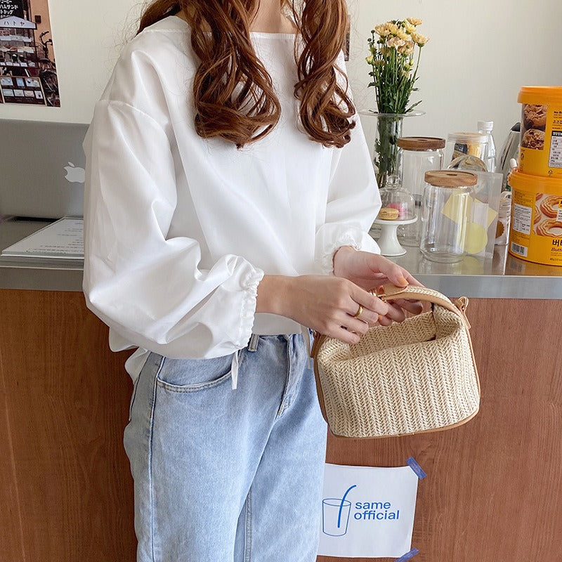 SunnyStroll Woven Bag