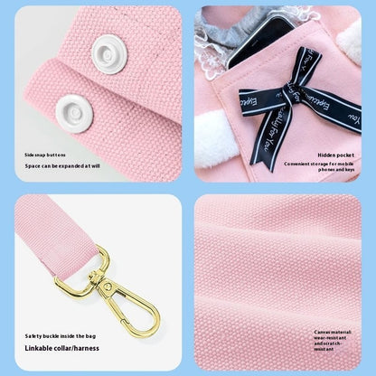 Bolsa portátil para llevar mascotas pequeñas
