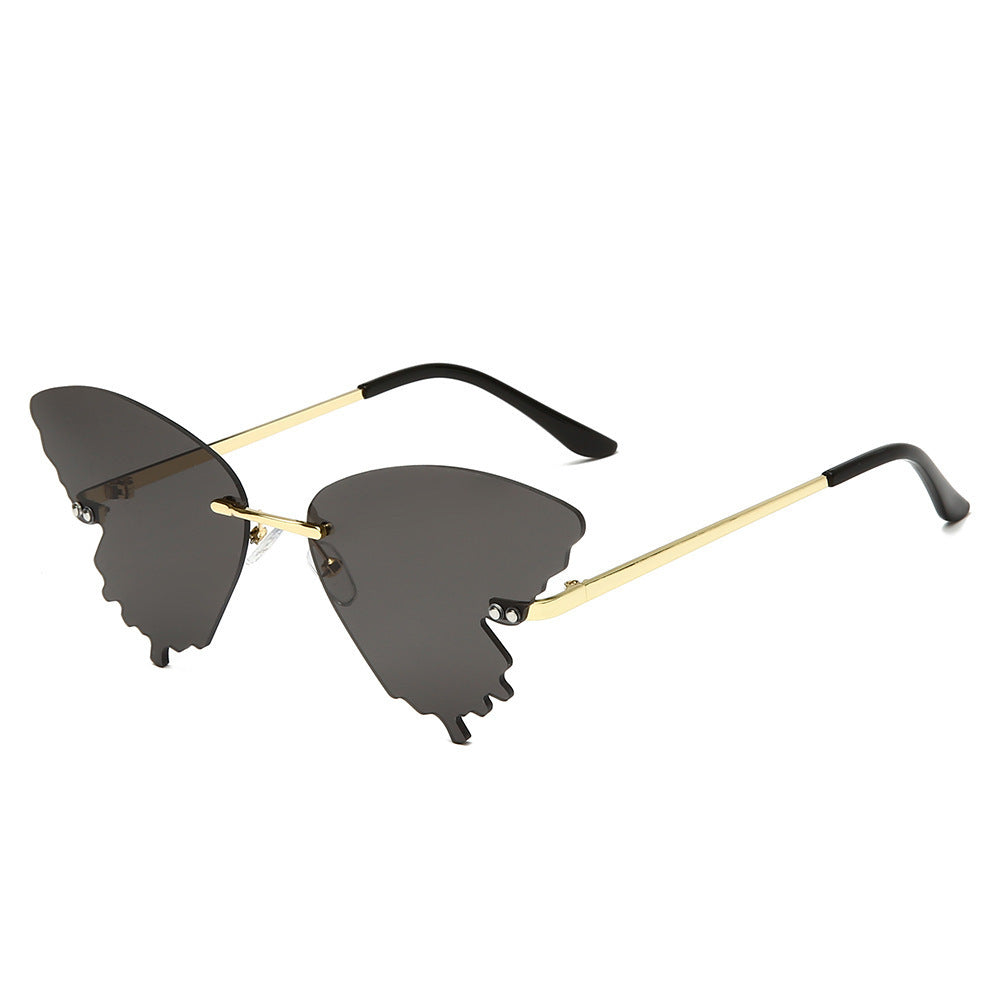 Sex Butterfly Sunglasses Men and Women Trend Colorful Street Shooting Ink