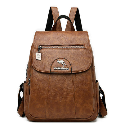Rucksack aus gewaschenem Schaffell