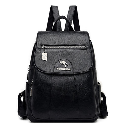 Rucksack aus gewaschenem Schaffell