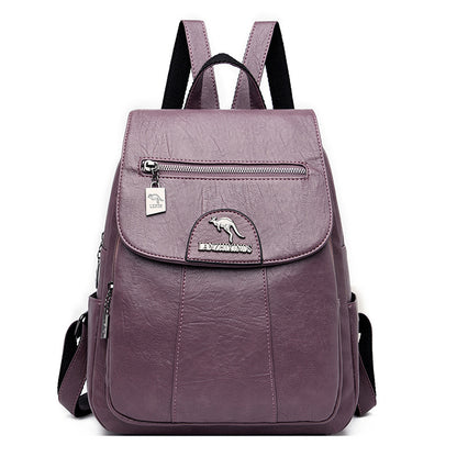 Rucksack aus gewaschenem Schaffell