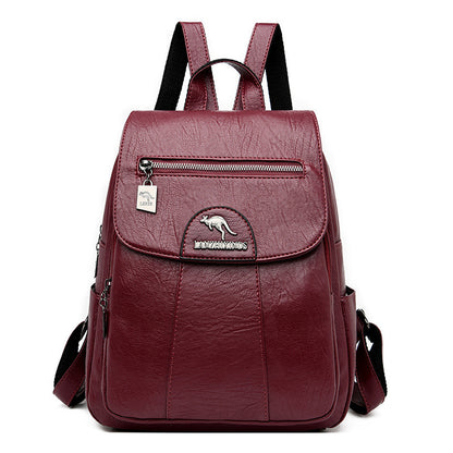 Rucksack aus gewaschenem Schaffell