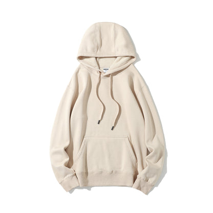 Sudadera con capucha de algodón puro de alta calidad para mujer
