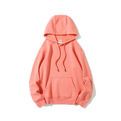 Sudadera con capucha de algodón puro de alta calidad para mujer