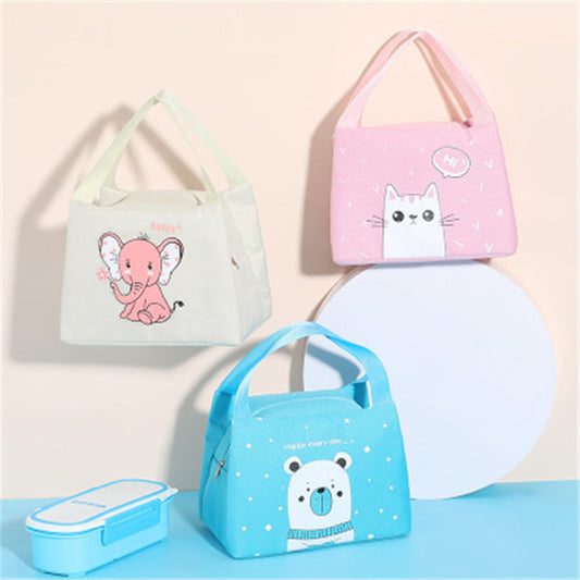 Japanese-style Cartoon Atudent Carry Lunch Bag