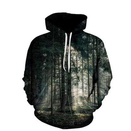 Sudaderas deportivas con capucha casuales para hombre y mujer con diseño de hojas de arce playeras