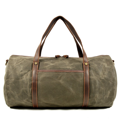 Bolsa de viaje plegable retro europea y americana, portátil, de gran capacidad, impermeable, para gimnasio, para actividades al aire libre y ocio.