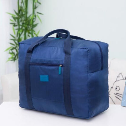 Faltbare Reisetasche mit großer Kapazität, wasserdichte Nylon-Sporttasche, zusammenklappbarer Aufbewahrungs-Organizer für unterwegs