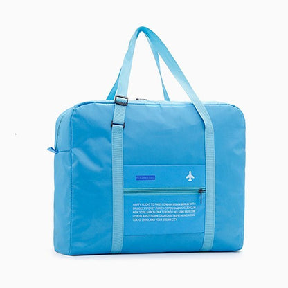 Faltbare Reisetasche mit großer Kapazität, wasserdichte Nylon-Sporttasche, zusammenklappbarer Aufbewahrungs-Organizer für unterwegs
