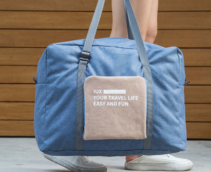 Faltbare Reisetasche mit großer Kapazität, wasserdichte Nylon-Sporttasche, zusammenklappbarer Aufbewahrungs-Organizer für unterwegs