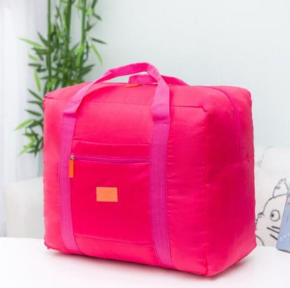 Faltbare Reisetasche mit großer Kapazität, wasserdichte Nylon-Sporttasche, zusammenklappbarer Aufbewahrungs-Organizer für unterwegs
