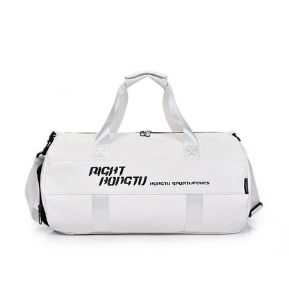 Bolsa de viaje de gran capacidad para entrenamiento deportivo, bolso de mano impermeable de PU, bolsa de gimnasio.