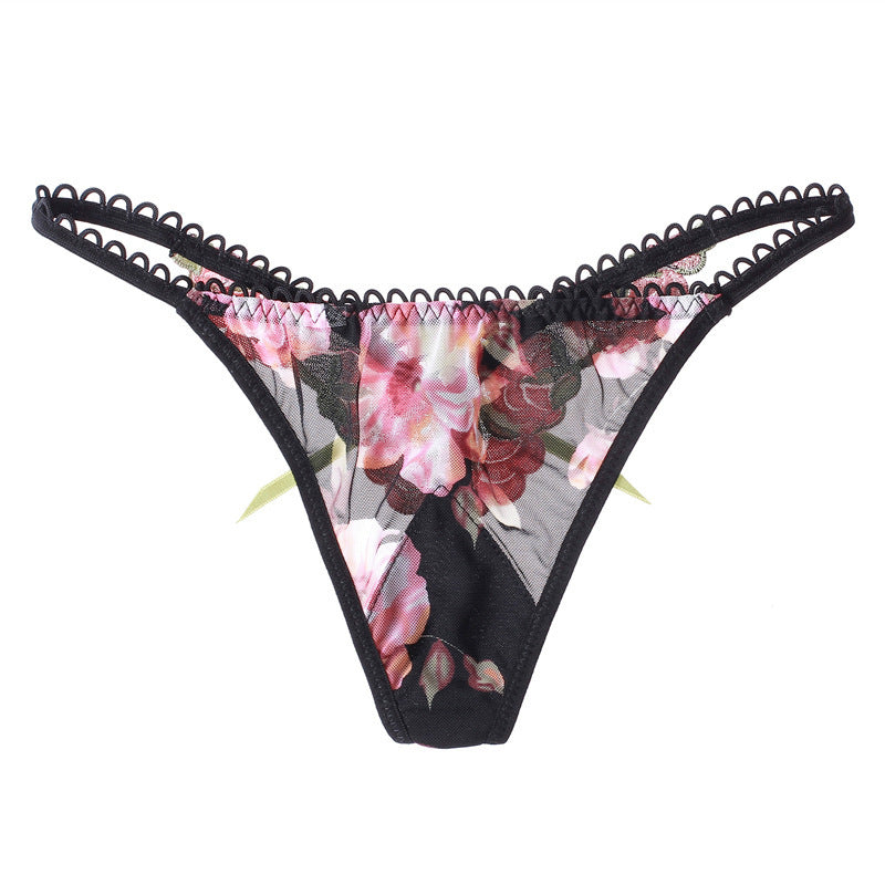 SexyThong Women Lace Low Waist T Pants