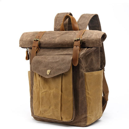 Mochila de viaje retro para hombre
