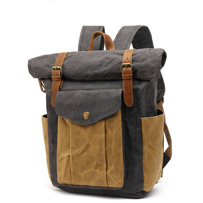 Mochila de viaje retro para hombre