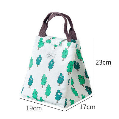 Portable Waterproof And Thick Aluminum Foil Insulated Lunch Bag
